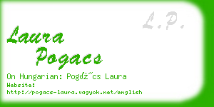 laura pogacs business card